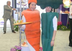 Miss carrot and brocolli