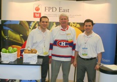 Steven Marzello, Paul D. Mahoney and Peter Martino of FDP East an importer of citrus, top fruits and grapes from the Southern Hemisphere.