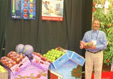 Terry Crockett promotes the Daisy Girl display.