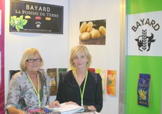 Françoise Bayard and Adèle Bayard of Bayard Distribution. They are a grower and packer of French potatoes.