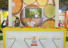 Turkey had a pavillion with several companies promoting the different kinds of citrus grown in their homeland