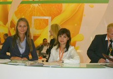 On the left Julia Razinkina of Fruit Brothers