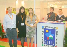 The team of the Chilean Fresh Fruit Association