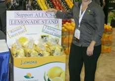 Ashley Martorana promotes Alex's Lemonade Stand Foundation in the fight against cancer among children.