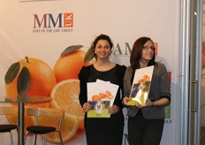 Jo Booker and Patrycja Evzylak at the MM UK stand