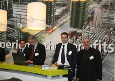 Mario Winters, Marketing Manager and colleagues at the Euro Pool Systems stand.