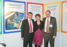 Simo Matthews, Karen Murphy and Alan McGregor from AgriCoat NatureSeal.