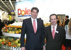 Johan Linden, the new President of Dole Europe, and Xavier Roussel.