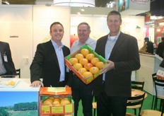 Anthony Dobson, Scott Ledger and Gavin Scurr promote Honey Gold Mangoes