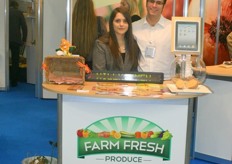 Bethany Malcolm and Steven Ceccarelli from Farm Fresh Produce