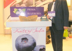 Mr. Nikola Nesic representing Farmer Cooperative, Prima Blueberry,Serbia