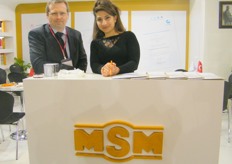 Dr.Ing Hans Muller and Ms. Tarik Kubilay of MSM Food Control Laboratory.. MSM Food Laboratory just recently received GOST R Accreditation, the standard is controlled by the Russian Customs and the Federal Agency for Technical Regulation and Metrology.