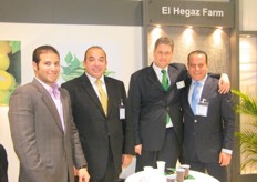 Hanging out at El Hegaz Farm stand, Mohamed Hegazy; Sammy Bedair; Peter Hanan and Sherif Hegazy