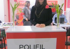 Polifil's sales representative Yasemin Keskin