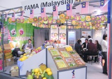 Federal Agricultural Marketing Authority (FAMA) promoting tropical fruits from Malaysia