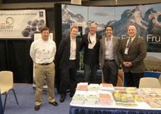 Andrés Armstrong, Fernando Balart, Tom Tjerandsen, Alberto Navajas, Dennis Moleta of Chilean Fresh Fruit Association