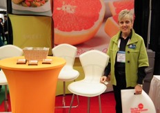 The booth of TexaSweet Citrus Marketing