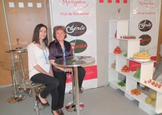 Annete Winter and Gaëlle Haver from Matysha. They produce in Morocco and have a sales office in Perpignan for the export into Europe.