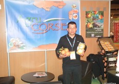 Mathieu Donati from AgruCorse. The company is working towards BRC certification. The company also imports Tunisian and Moroccan produce.