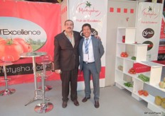 Taquie-dine Cherradi, President of Groupe Matysha, and Mohamed Laroussi from Hillfresh International.