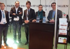 Umberto de Vincenzo (Unitec), Nour Al Din Abdrabbo (Unitec), Federico Milanese (MFC), Valentina Piraccini (Macfrut) and Pierpaolo Calderoni (TECO) from the Mediterranean Fruit Company