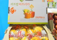 Paprika as one of Korea's major fresh produce product for export