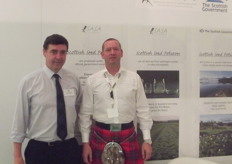 Robert Burns, Potato Export Liaison and his colleague at the SASA stand