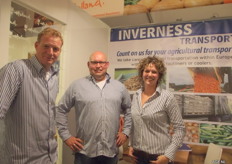 Richard van den Dolder and colleagues at Inverness Transport.