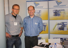 Jouke van der Meer and Wouter Verbruggen in the Propak/Verbruggen stand.