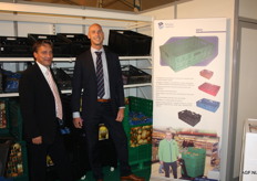 Jurgen van Herp and Mark Heijmans from Polymer Logistics present packing solutions.