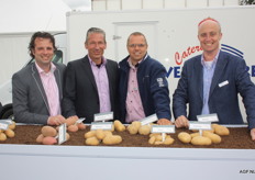 The team from Meijer Potato. Erik-Jan van Gilst, Richard Polderdijk, Jan van der Werff and Johan van der Stee.