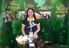 Crisbel Mae M. Labis-Chatto of Nader&Ebrahim a banana producer from the Philippines.