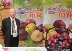 Gary Van Sickle of the California Plum Marketing Board