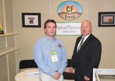 Luis Acuña , the new president of CF Fresh, and Steve Mackey