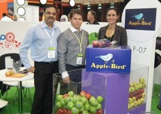 Mohan Nambiar, David Socheleaua and Émilie Raveleau of Apple-Bird