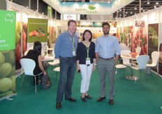 David Chenu, Agnes Barnard and Shanka Dharmaratne of Horticulture Australia