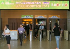 main entrance of Seoul Food Tech 2012