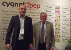 Alasdair MacLennan and Juan Castella at the newly merged Cygnet PEP.