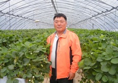 one of the strawberry farmers