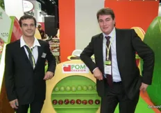 Fabien Bessonet and Olivier Maugeais from Pom'Évasion. The company grows appes in the Loire valley. www.pomevasion.fr