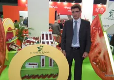 Aurelien Serrault from Le Jardin de Rabelais. The company has greenhouse grown cherry tomatoes. The attraction of Asia is that they look less for price and more for quality. www.lejardinderabelais.fr