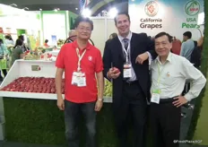 Louis NG, Jeff Correa and Tony Hung from USA Pears. www.usapears.org