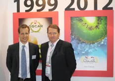 Jean Baptiste Pinel and François Lafitte promote Oscar Kiwifruit. The company celebrated their 20 year anniversary in Asia. www.primland.fr