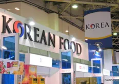 the Korean Pavilion at World Food Moscow