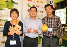 the Sanlong team, Kathy Ma(VP), Yaming Sun (Gen. Manager) and Tony Sun (Export Manager)