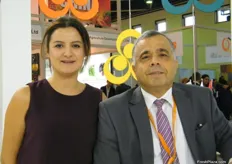 Ms.Gokce with Mr.Ismail Cetin, General Secretariat of Turkish Citrus Group- Turkey