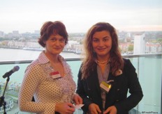 Barbara Niemans of Zuidvruchten with Camila Primola of Vitta Foods Trading.