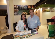 Mariangeles Requena and Gustavo Miralles Brea of Argentbio, distributers of organic Argentinian produce to US and Europe.