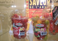 Prince de Bretagne's new tomato packs, on display for the first time at Fruit Attraction 2012.