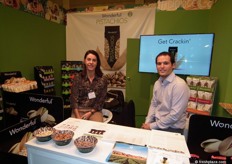 Luisa Sagastibelza and Jose de Colsa Joroveo on the Wonderful stand.